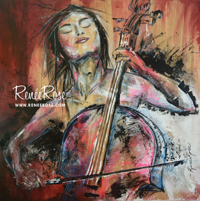 peinture ReneeRose Collection Jazz à Corps - Plaisir et volupté