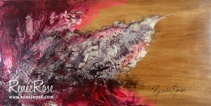 peinture Renee Rose | Abstractions poétiques : Empreinte organique