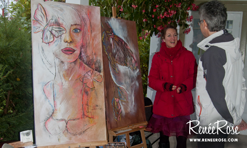 RenéeRose, peinture en direct - Journée de la culture 2012 
